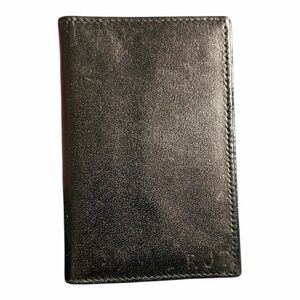 Bosca Vintage Black Leather Card Holder